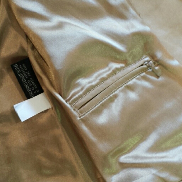 Women's genuine leather lined blazer - Picture 4 of 11